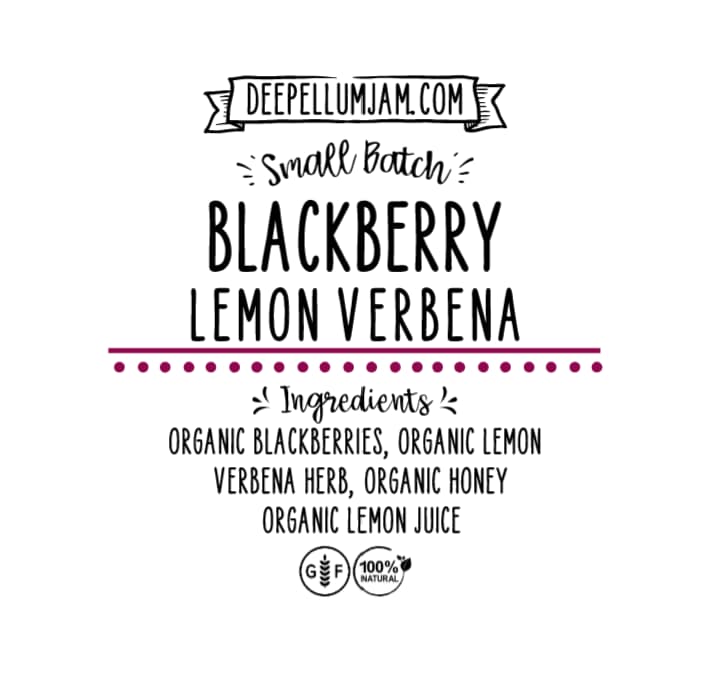 Blackberry Lemon Verbena Deep Ellum Jam